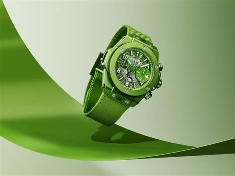 boa bang green hublot|hublot big bang unico green.